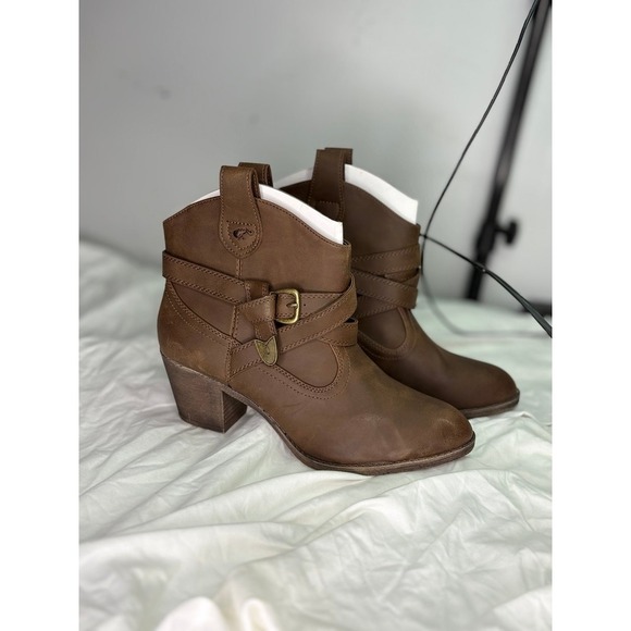 NWT Brown rocket dog ankle western  boots size 11 - Picture 1 of 8
